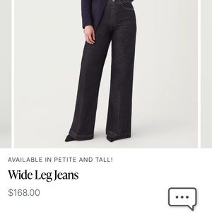 NWT SPANX Tall Wide Leg Jean